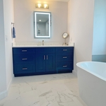 Single Vanity Navy
