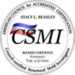 Certified Structural Mold Investigator