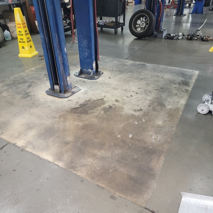 Concrete polishing