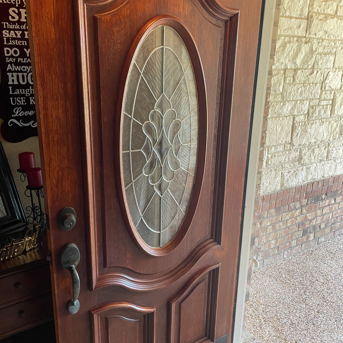 Refinished front door