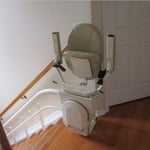 Stairlift 2 top of stairs