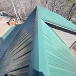 Metal roof install