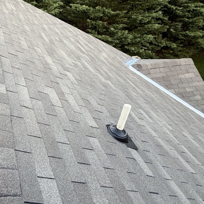 Shingle roof install
