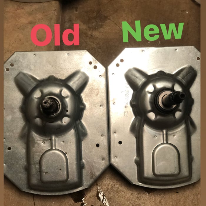 Old and new gear casings