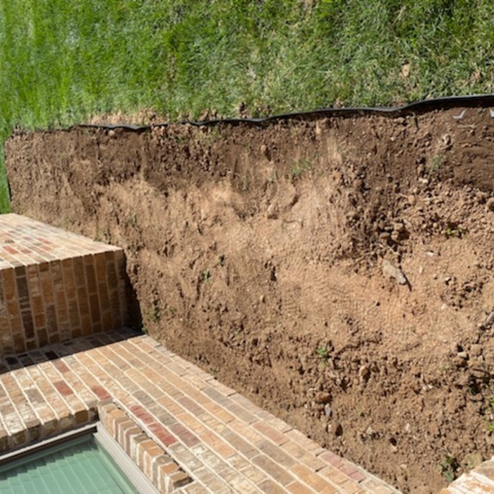 Flower bed install