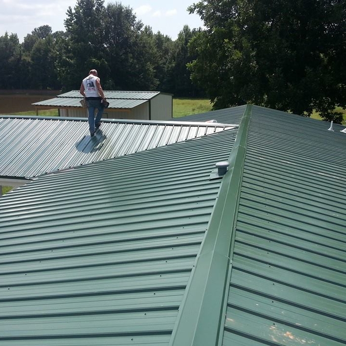 Metal roof