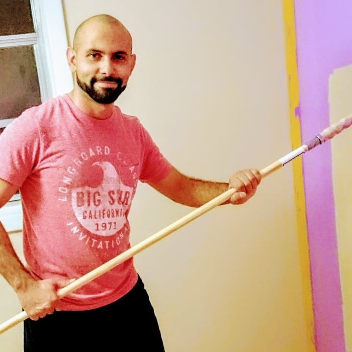 Our handsome paint maestro