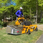 Wright Stander X and Accelerator grass catcher