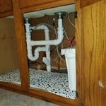 Kitchen Sink Drain Repipe