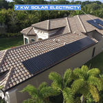 7KW Solar Electricity in Delray Beach, FL