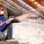 ARS Rescue Rooter Blown in Attic Insulation