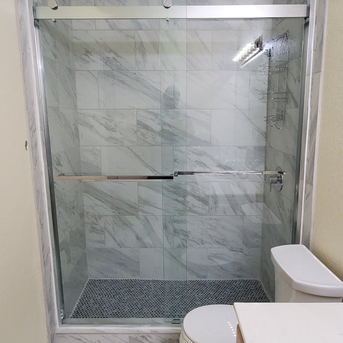 Finished Walk In Shower