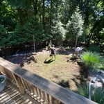 Above ground swimming pool