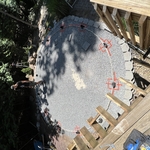 Above ground swimming pool