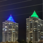 Blue and Green Diamond