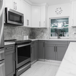 Cabinets and counter