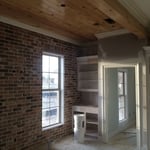 interior brick and wood