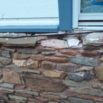 Exterior rock repair