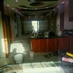 Big. Kitchen with coordor