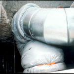 Poorly installed duct fittings