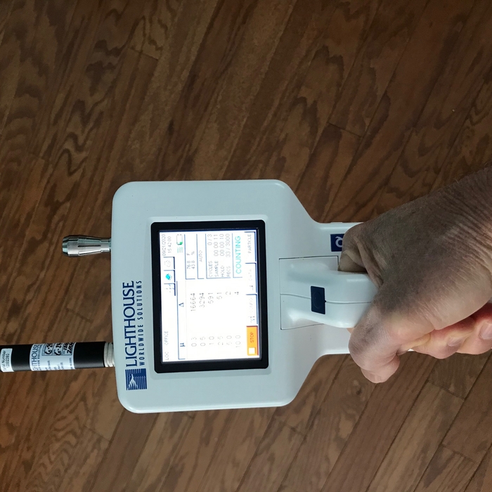 Testing Air Particle Count and Size