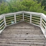 Old Decking And Rail