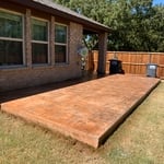 stamped concrete