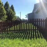 painted fence