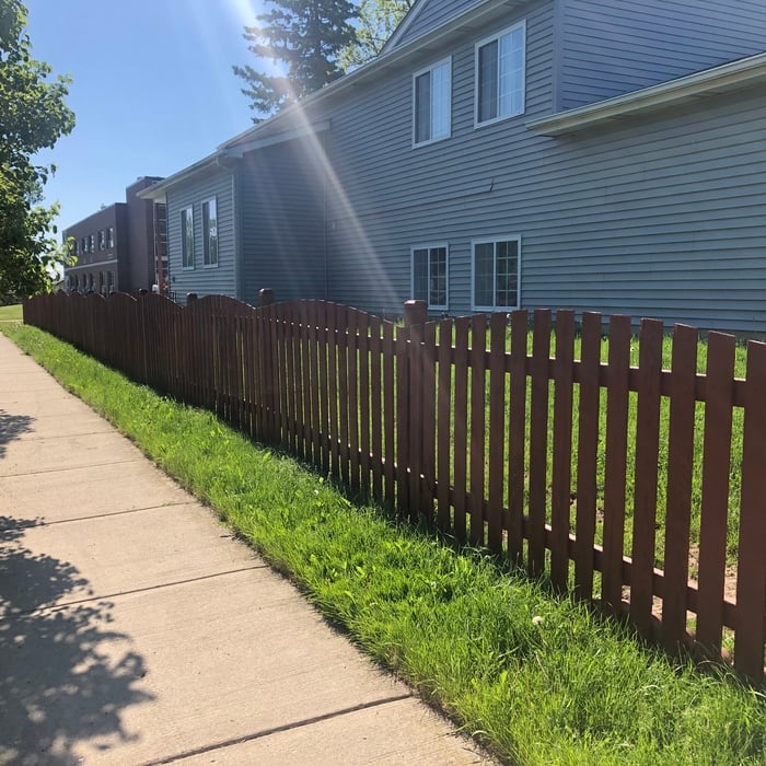 painted fence