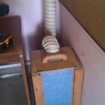 Make Shift Venting System, Fire Hazard!