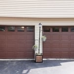 Brown Short Panel with windows.