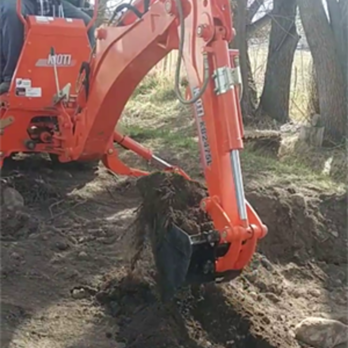 Low-impact Backhoe