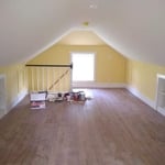 Attic after