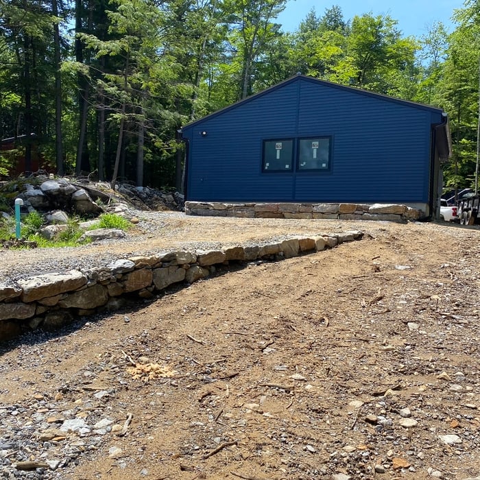 Before We Started the Hardscape