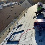 Roofing installation process